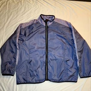 Nike Full Zip Windbreaker Jacket Purple/BlueGreyish Women Sz XL